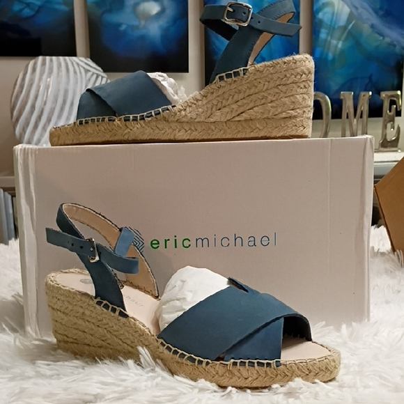 Eric Michael Shoes - Eric Michael Leigh Wedge Women's Sz EU 36 USA Sz  6 Sandals New 🆕